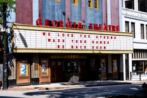 Georgia Theatre Marquee   Downtown Athens GA 06445